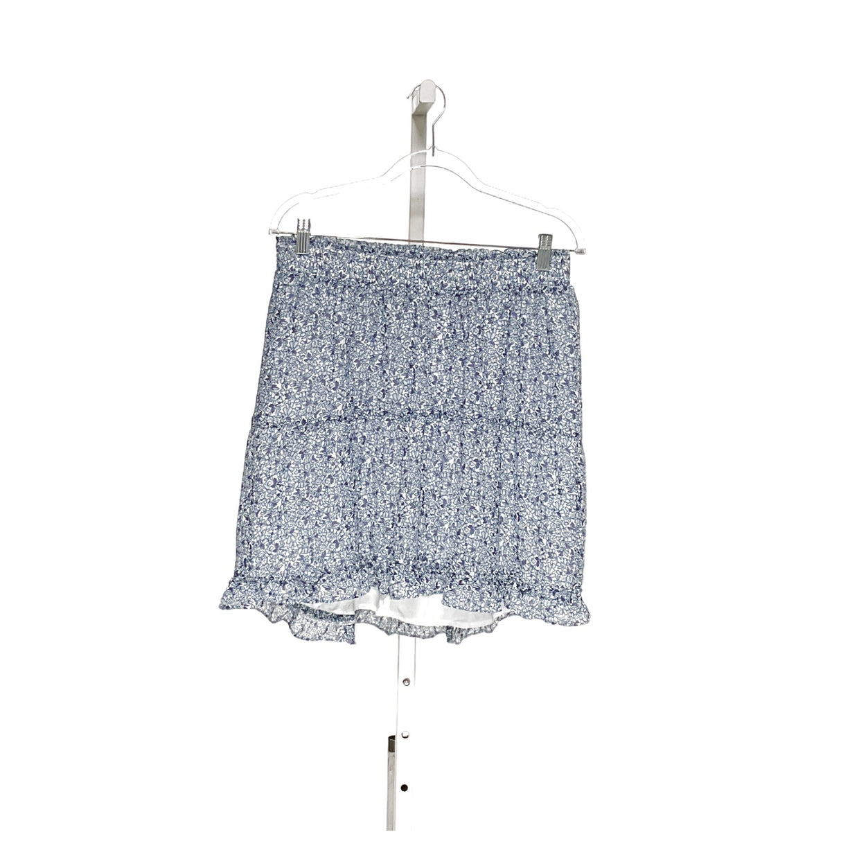 LOFT Blue Mini Skirt - Petite MP 16 in Waist 19 in Length