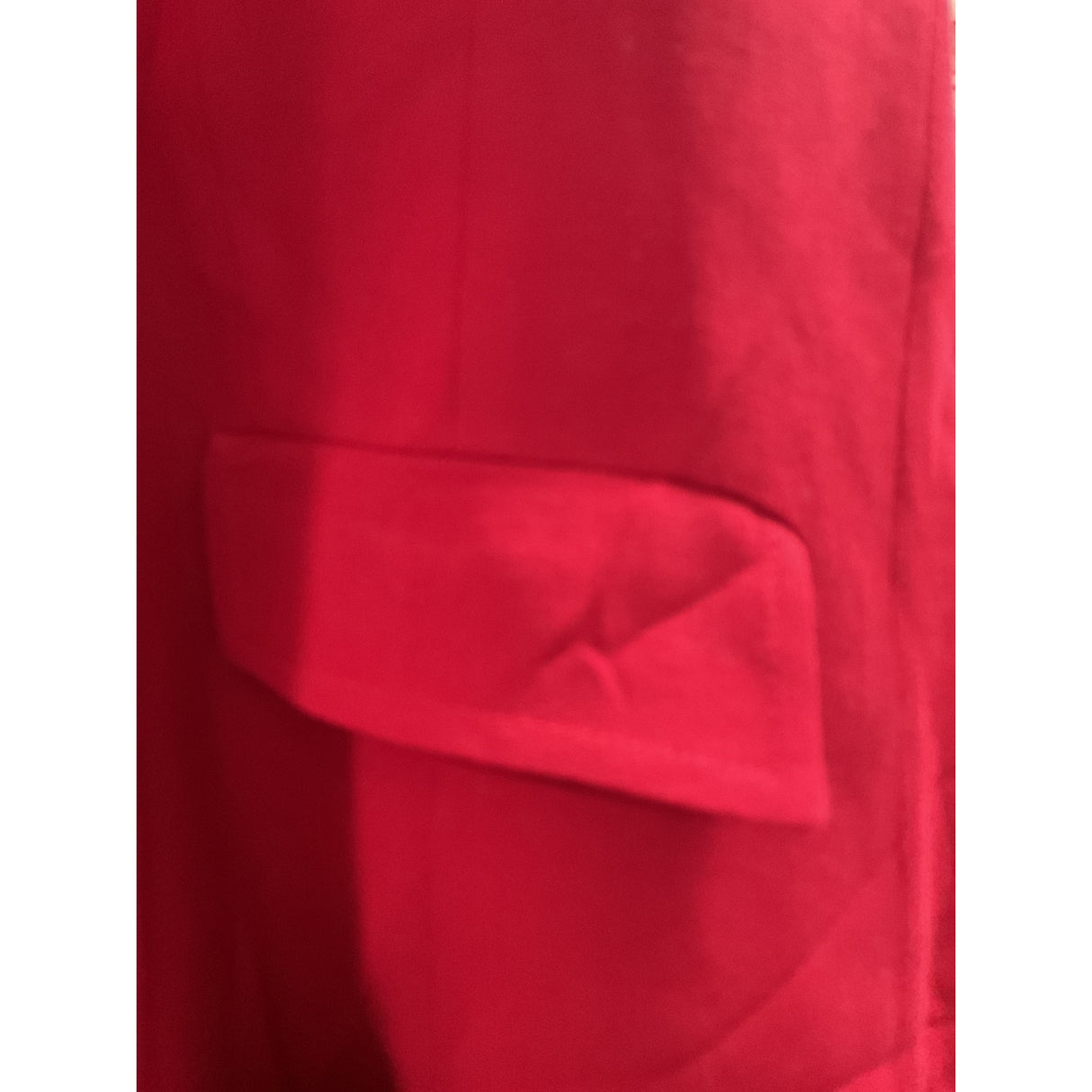 LOFT Red Rayon Overcoat - Size 12