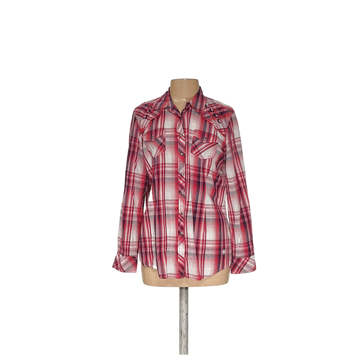 Ariat Women's Red Button-Up Top XL