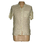 Yellow ZARA Men's Button-Up Shirt