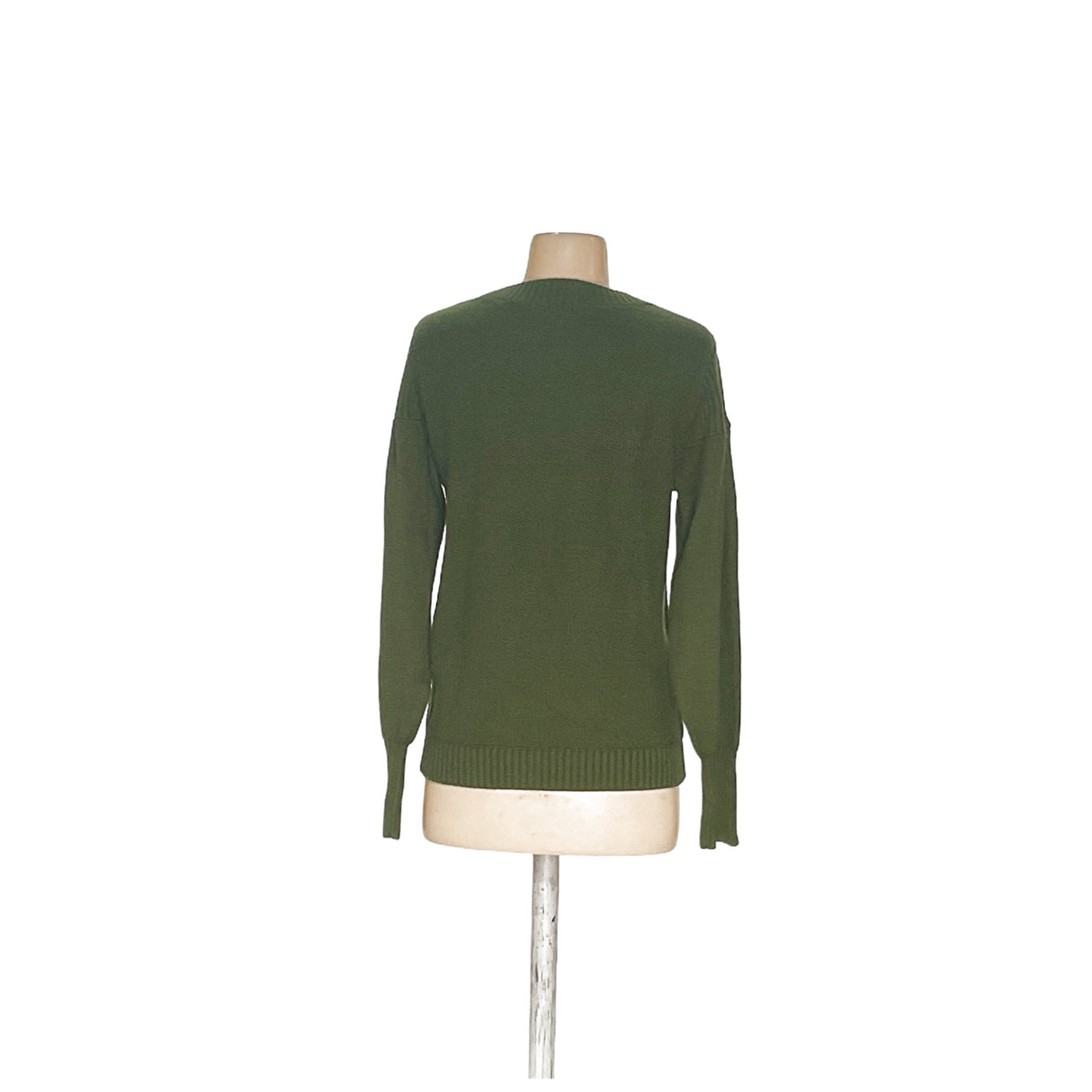 LOFT Green Cotton Sweater, Size M