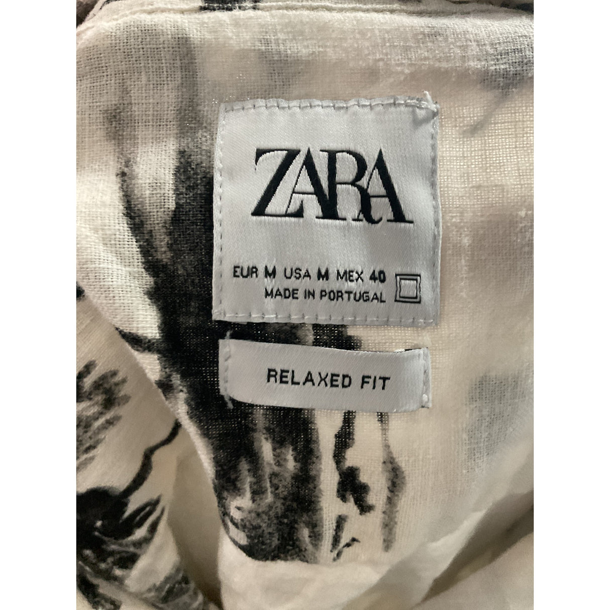 ZARA Multicolor Button-Up Shirt