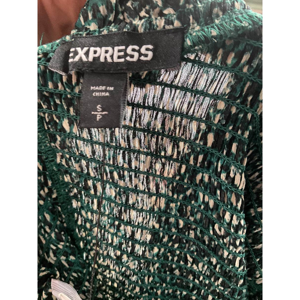 Express Green Blouse - Size S