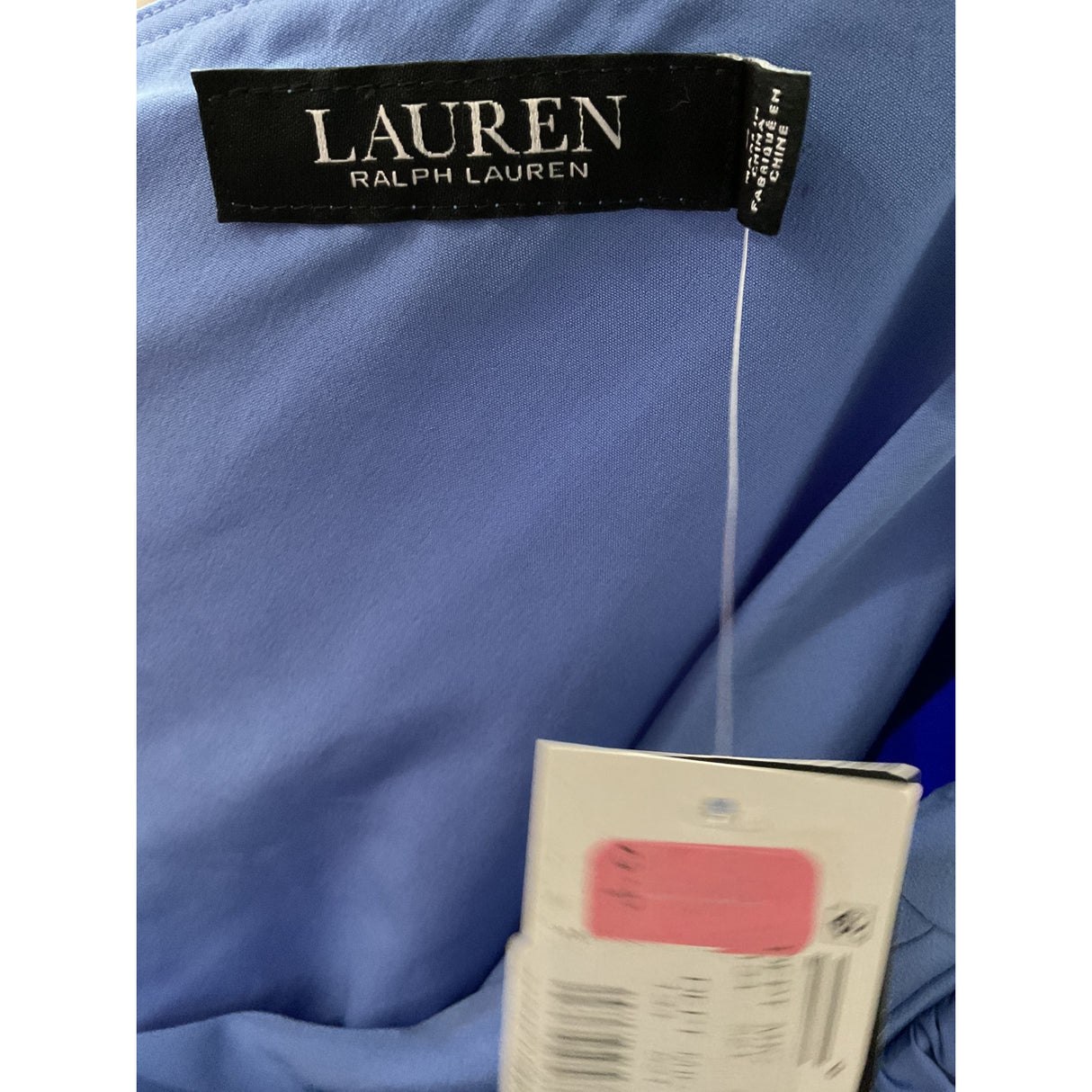 Lauren Ralph Lauren Blue Plus Size A-Line Dress