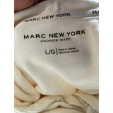 MARC NEW YORK Women's White Cotton Hoodie (L)