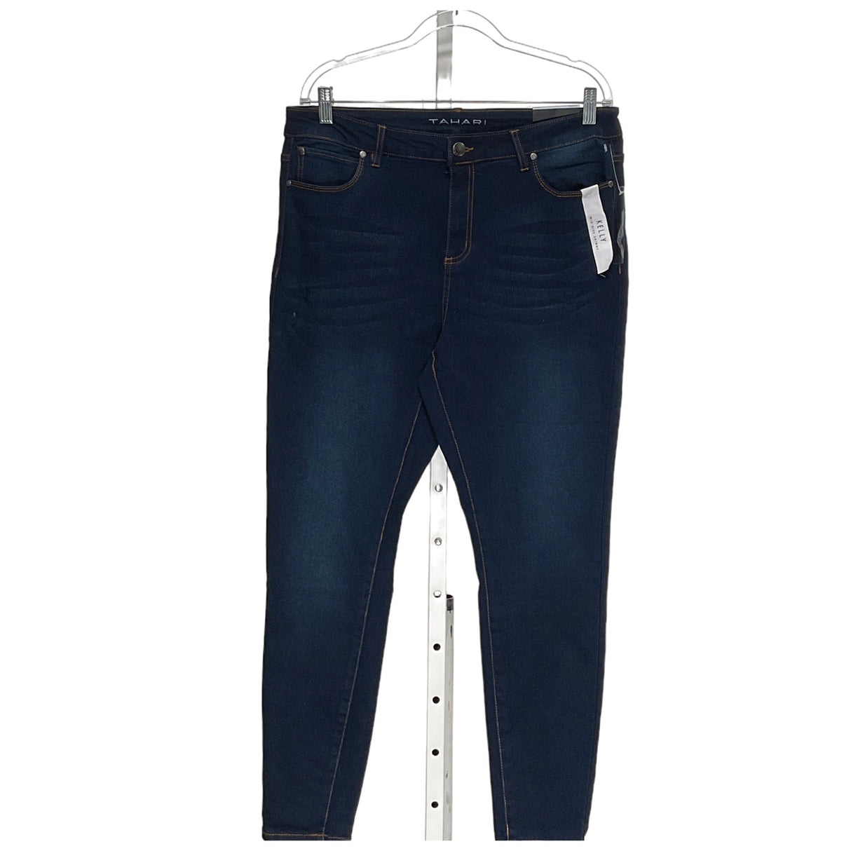 Tahari Blue Ankle Jeans (Size 16W)