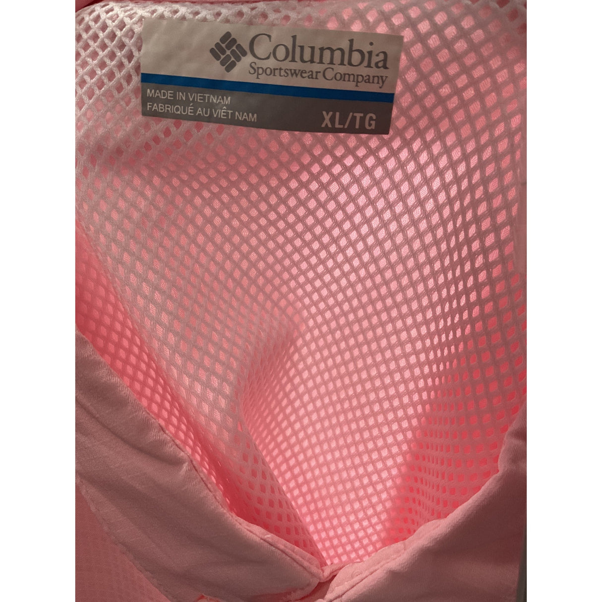 Columbia Men's Pink Button-Up Shirt XL