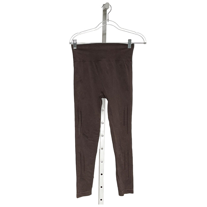 Mono b Women's Brown Capri Leggings