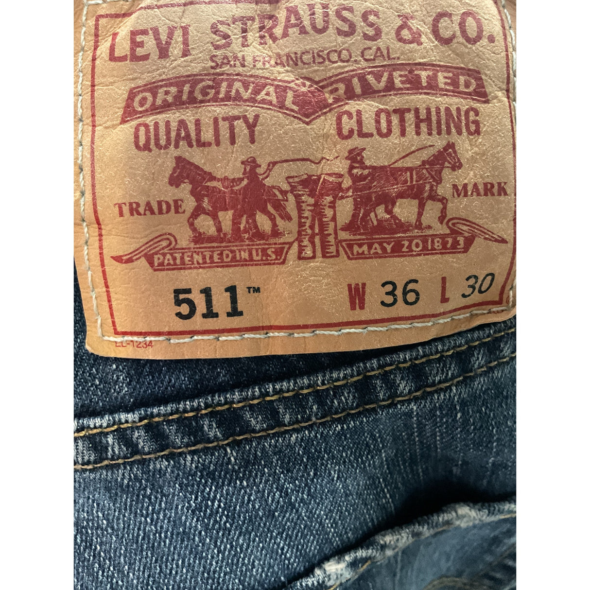 Levi's Blue Men's Jeans - Size 36/30