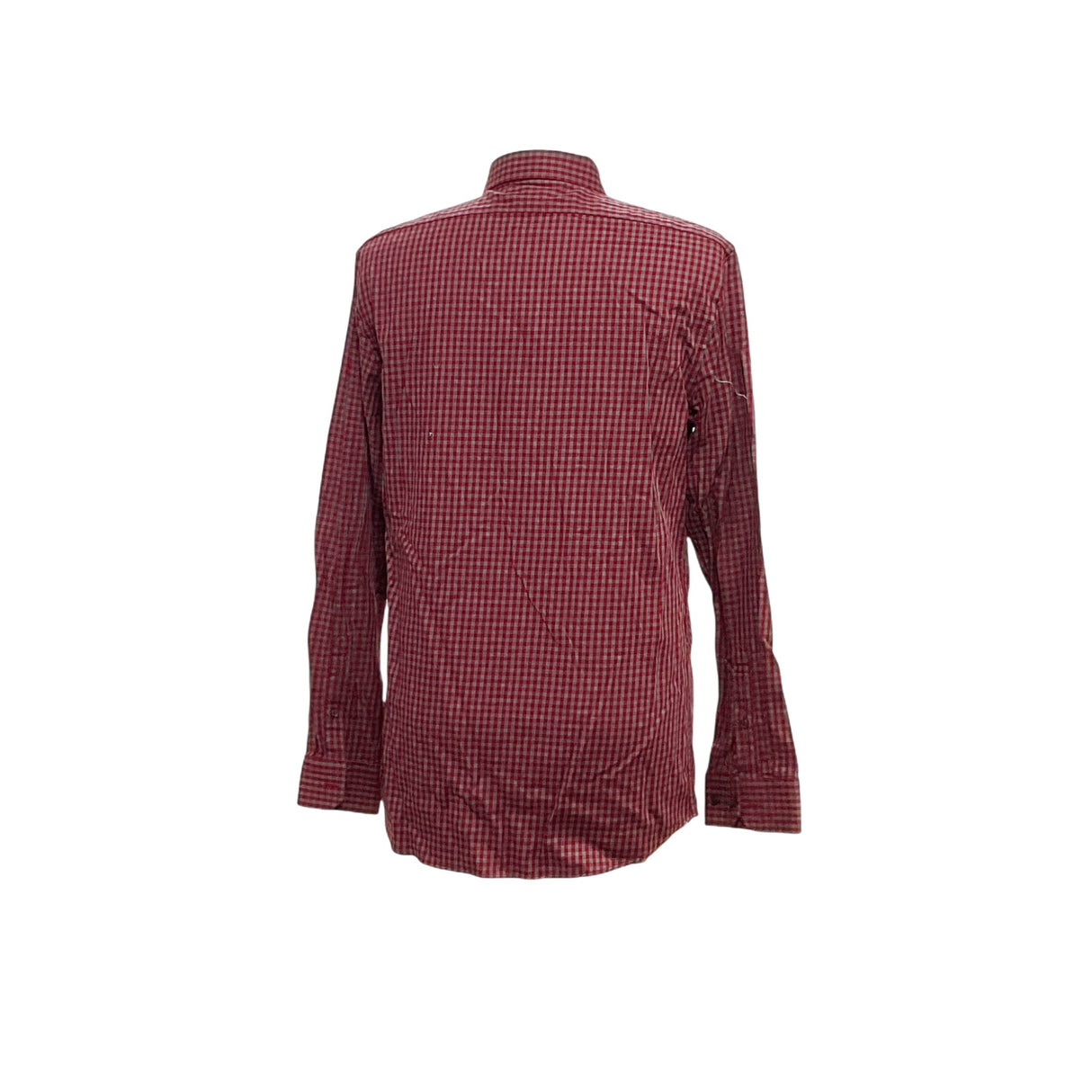 Banana Republic Men's Red Gingham Shirt (L)