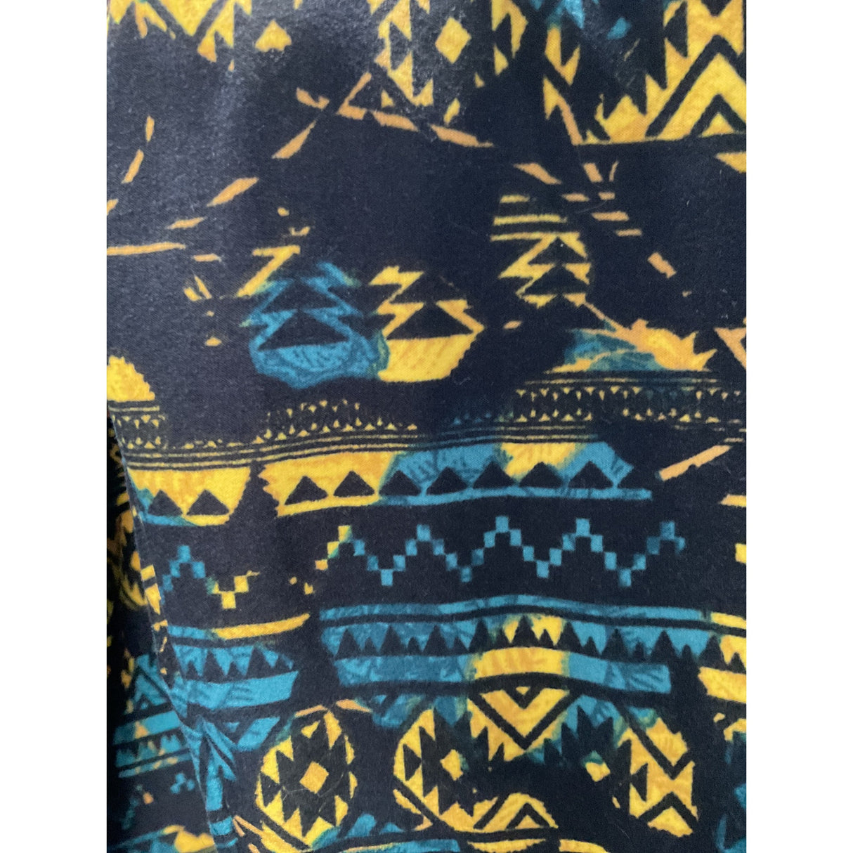 Lularoe Green Graphic Print Leggings - One Size