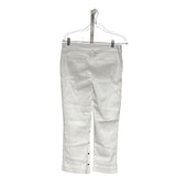 Chico's White Rayon Capri Pants, Size 0.5