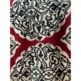 Banana Republic Red Graphic Blouse Size M