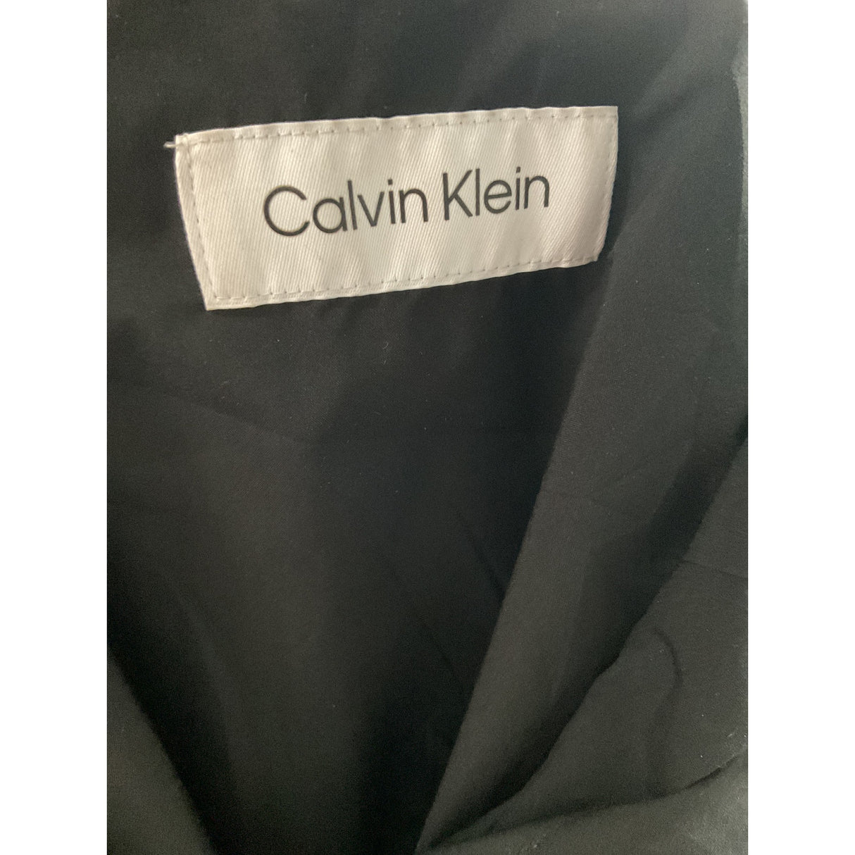 Calvin Klein Black Full Zip Sweater (Size L)