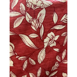 Banana Republic Red Floral Blouse Size M