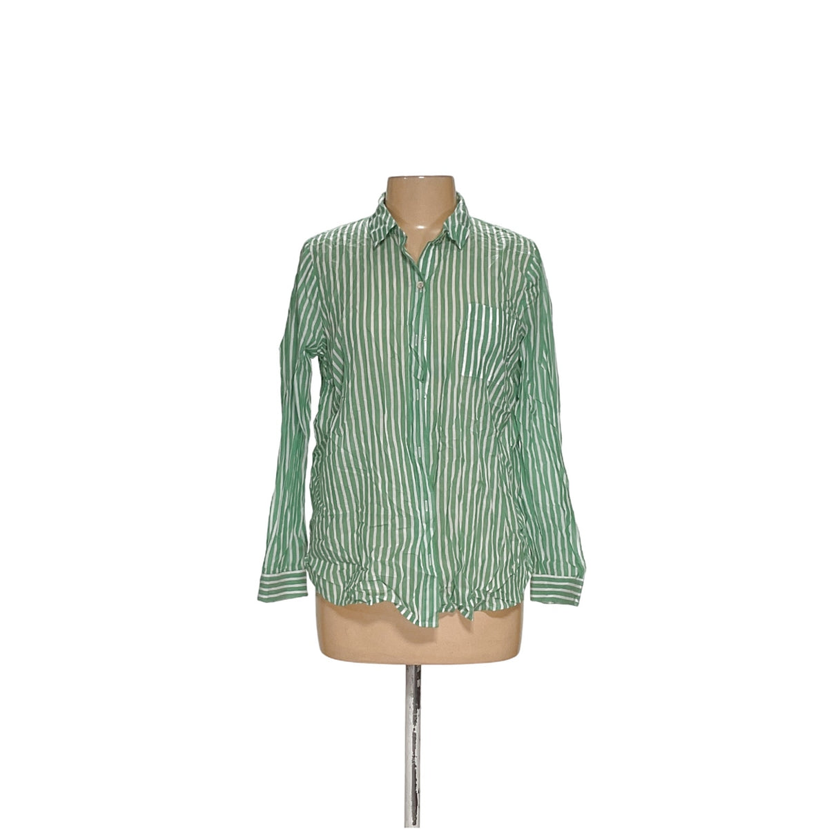 J.Jill Green Button-Up Top, Size M