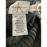 Calvin Klein Gray Pullover Sweater XL