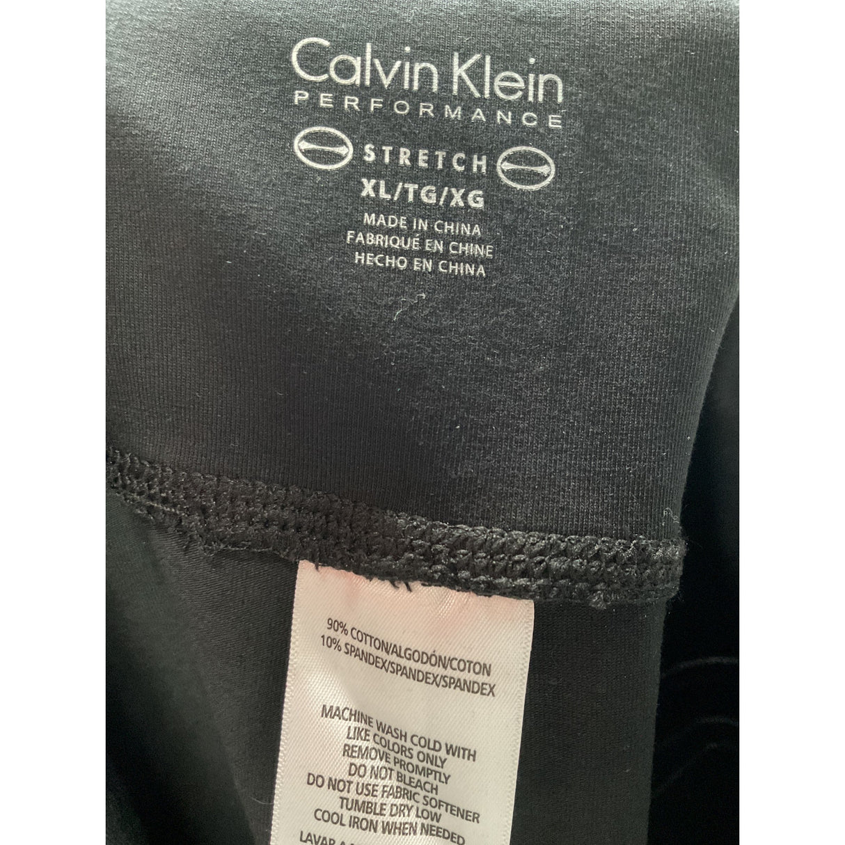 Calvin Klein Black XL Ankle Leggings