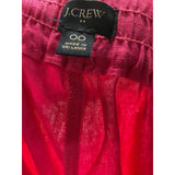 J. Crew Pink Linen Ankle Pants - Size 00