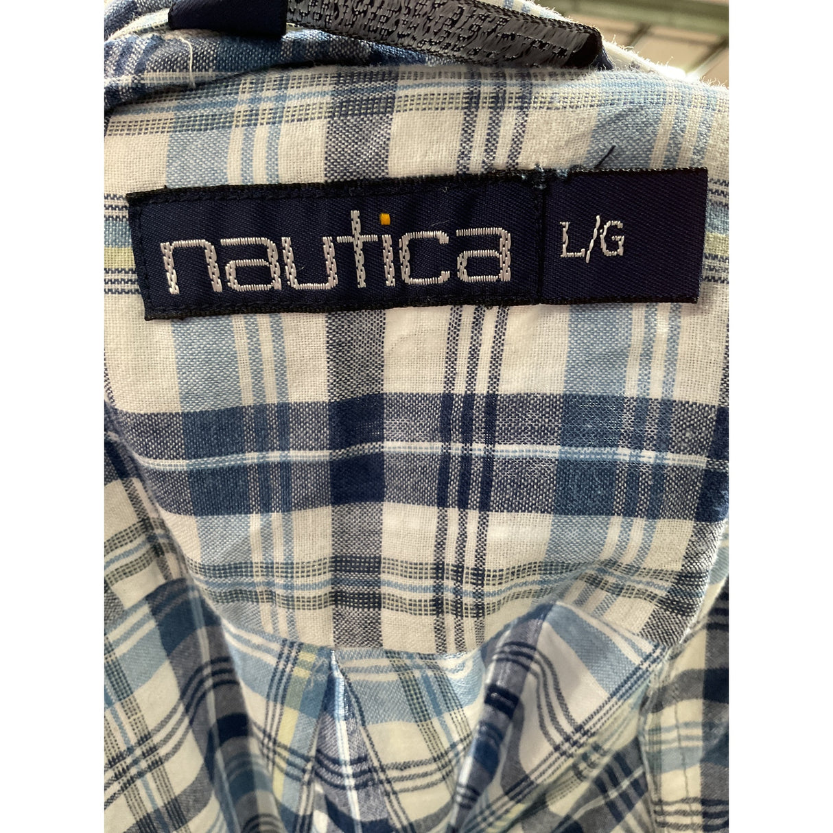 Nautica Multicolor Button-Up Shirt, Size L