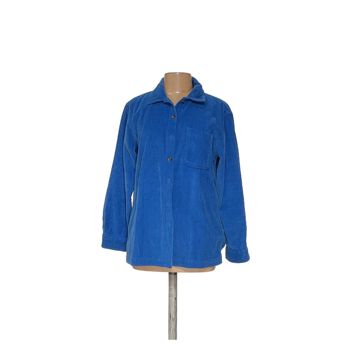 L.L. Bean Women's Blue Cotton Jacket - Size M