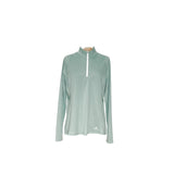 Adidas Women's Green Henley Sweatshirt