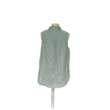 J. Crew Green Linen Blouse - Women's M