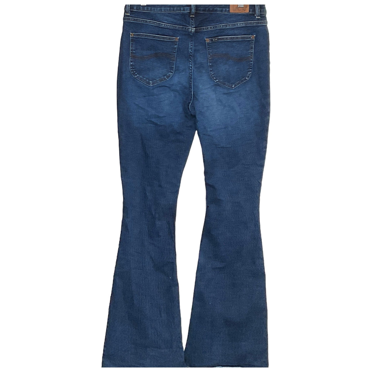 Lee Women's Blue FLARE Jeans - Size 16L