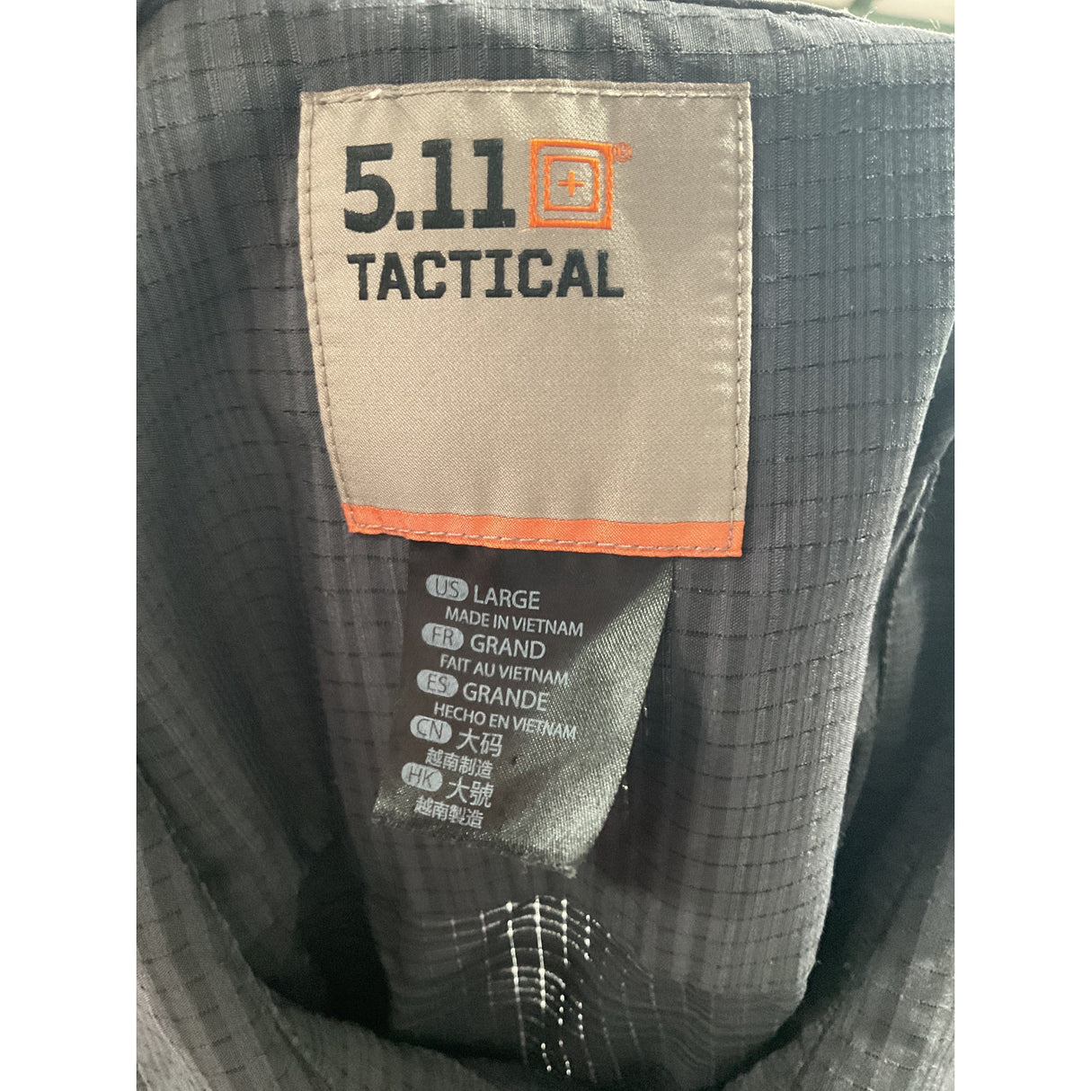 5.11 Tactical Black Short Sleeve Button-Up Shirt