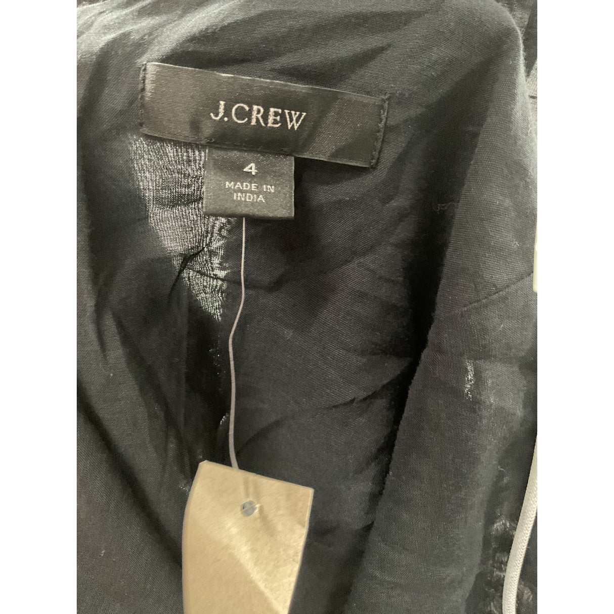 J. Crew Black Cotton Blouse Size 4