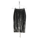 ASOS Black Midi Faux Leather Pencil Skirt