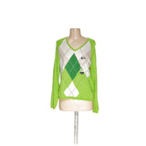 Liz Claiborne Multicolor Geometric Pullover Sweater