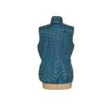 The North Face Blue Quilted Vest - Women's Size L