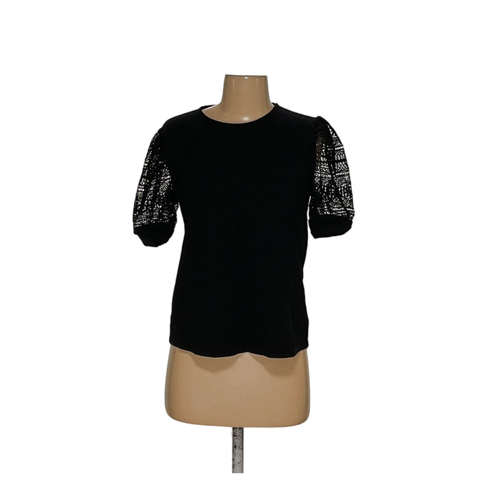 Express Black Polyester Blouse XS