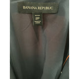 Banana Republic Orange Striped Petite Blouse