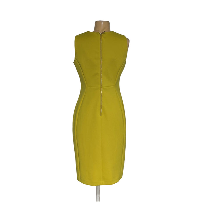 Calvin Klein Green A-Line Dress - Size 6