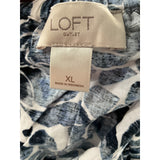 LOFT XL Multicolor Cotton Blouse