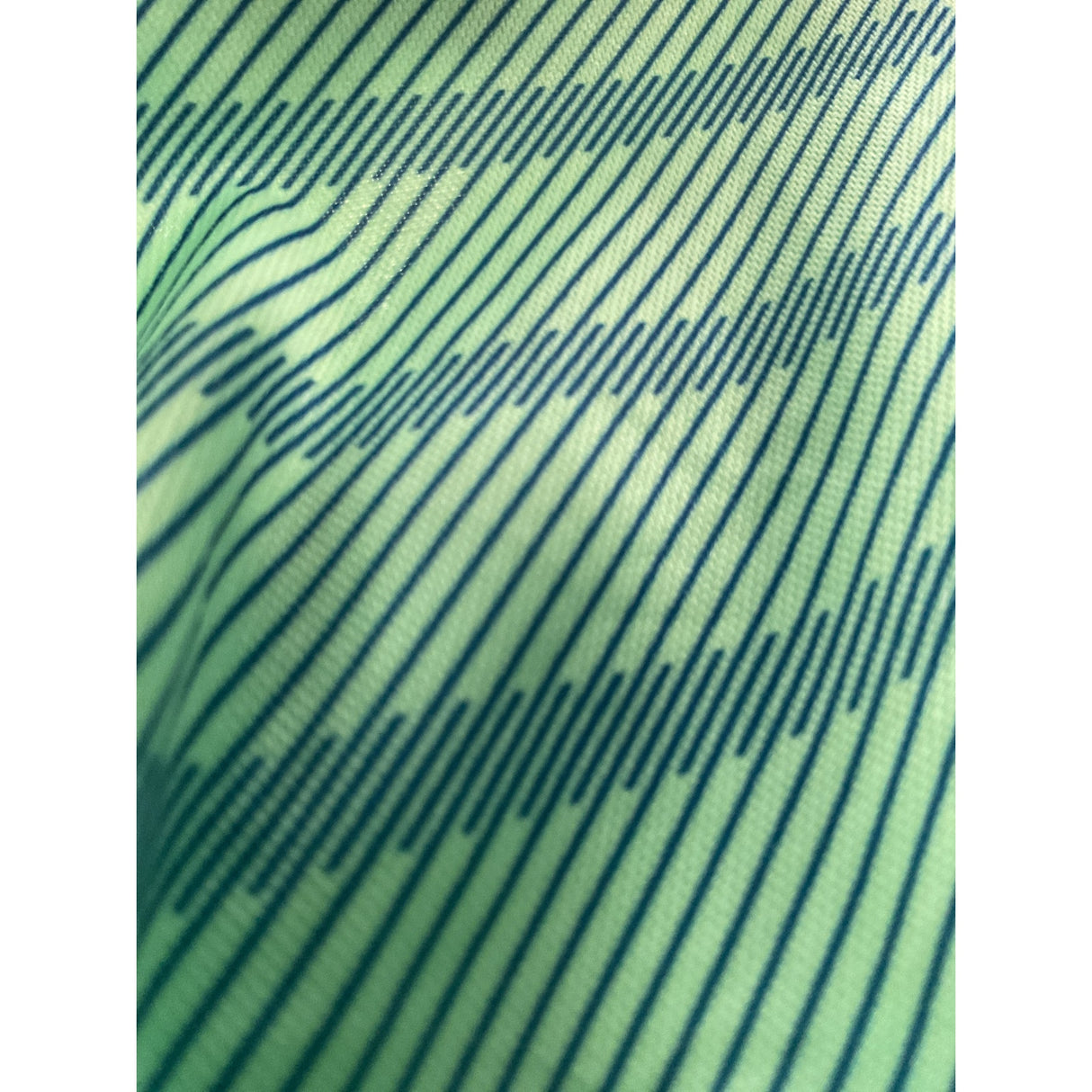 Nike Green Striped Polo - Men's XXL