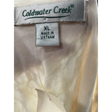 Coldwater Creek Cream Blazer XL