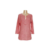 Lauren Ralph Lauren Pink Cotton Blouse L