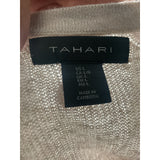 Tahari Beige Cotton Blouse - L