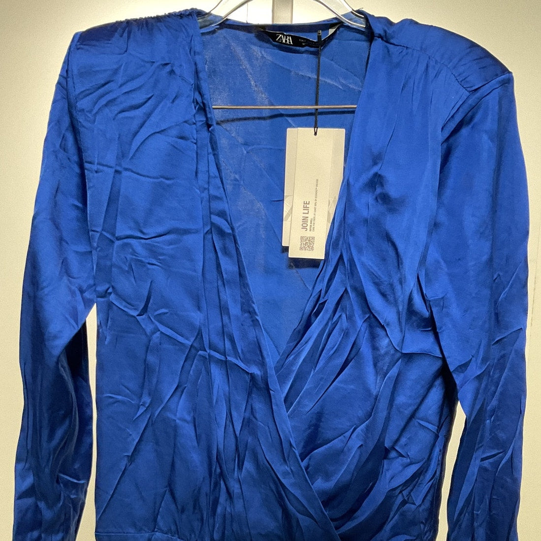 ZARA Blue Blouse (S)