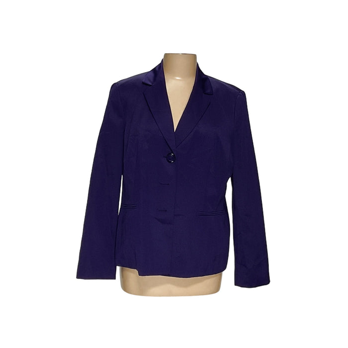 Le Suit Purple Blazer - Size 16