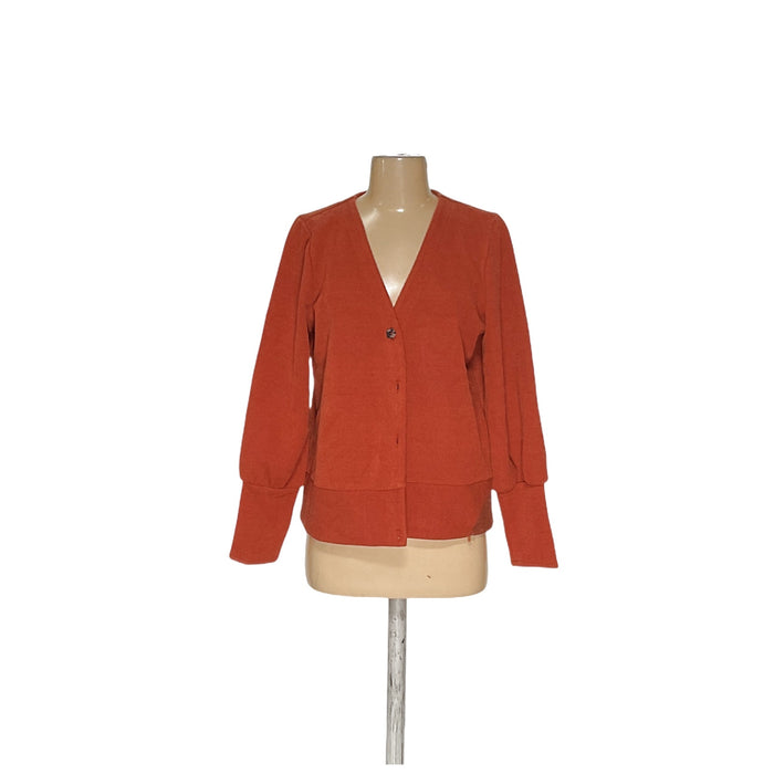 Madewell Orange Cardigan - Women's Medium