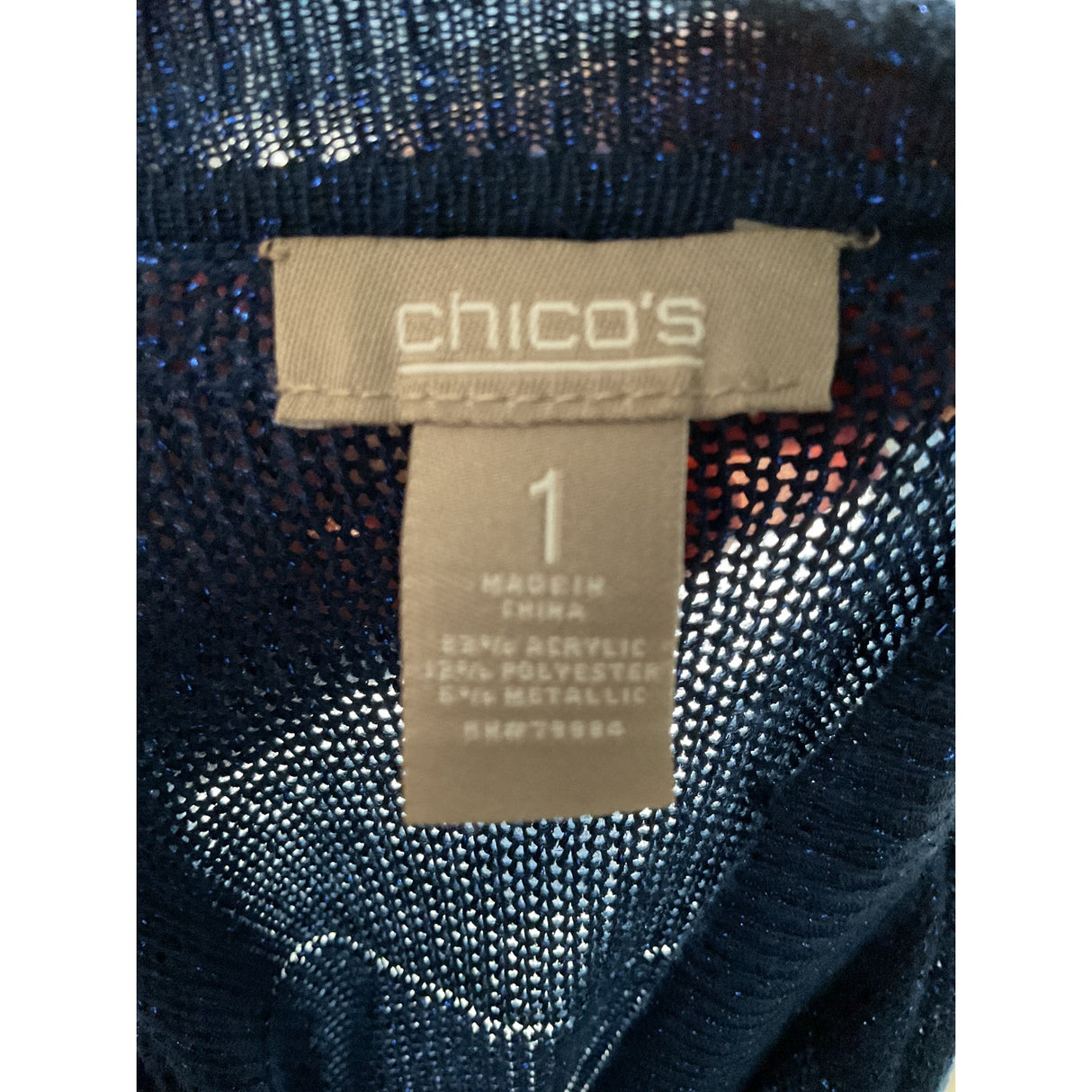 Chico's Blue Plus Size Jacket