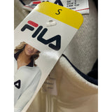 Fila White Henley Sweatshirt Size S