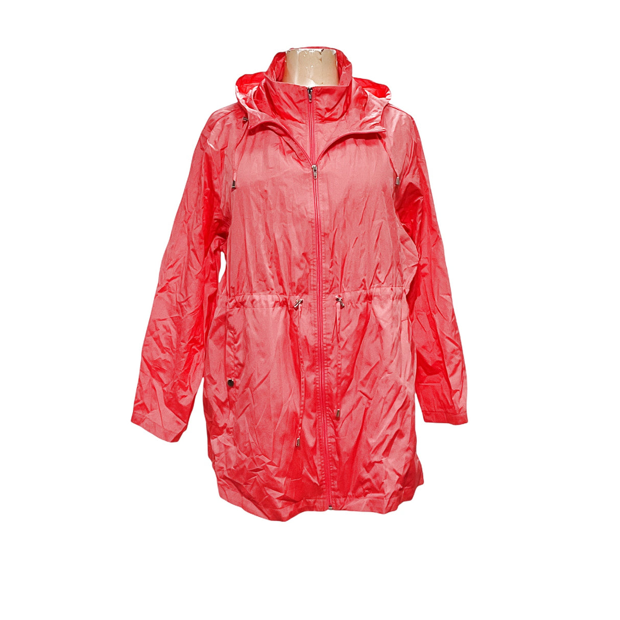 Catherines Pink Rain Coat - Women's 3X