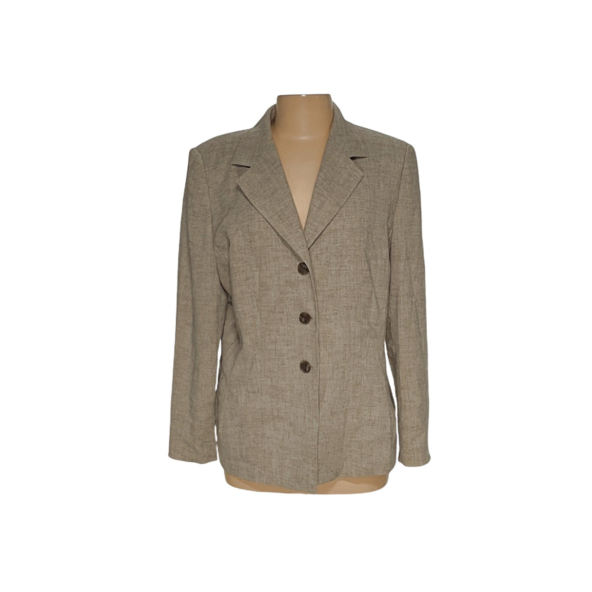 Le Suit Beige Blazer - Women's Size 16