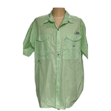 Columbia Men's Green Short Sleeve Button-Up Shirt