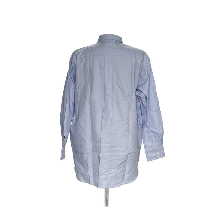 Nautica Men's Blue Long Sleeve Button-Up Shirt